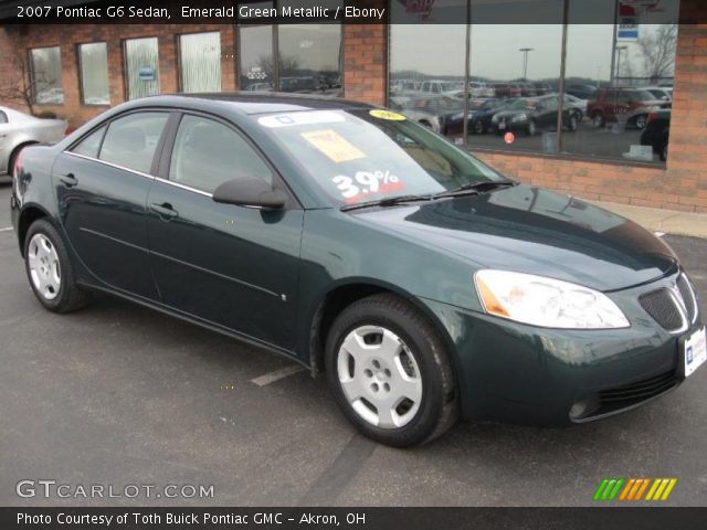 2007 Pontiac G6 Sedan in Emerald Green Metallic