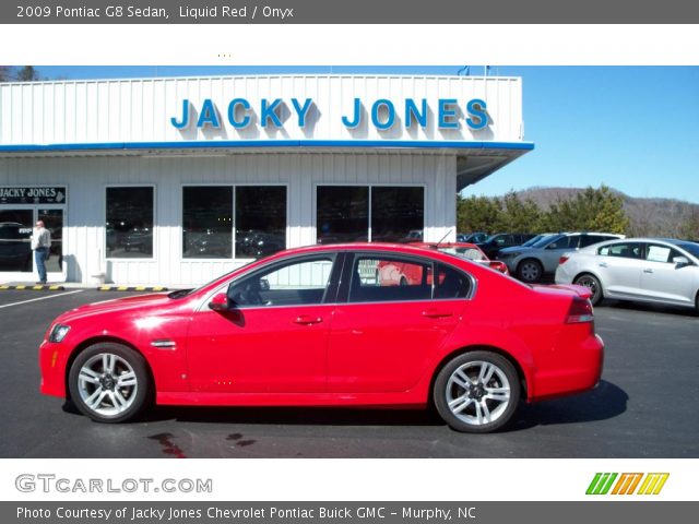 2009 Pontiac G8 Sedan in Liquid Red