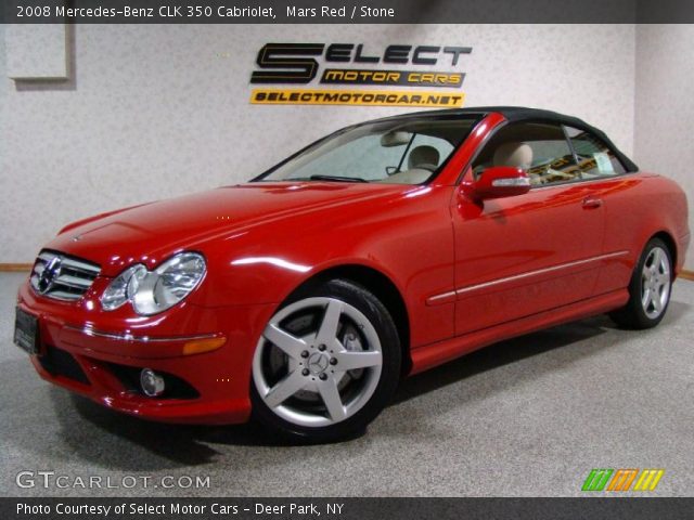 2008 Mercedes-Benz CLK 350 Cabriolet in Mars Red