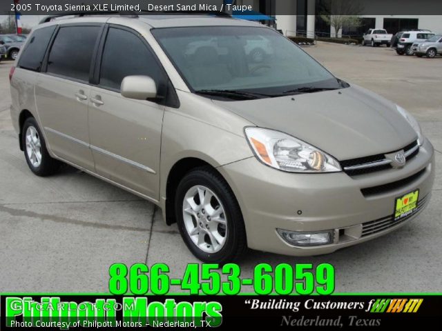 2005 Toyota Sienna XLE Limited in Desert Sand Mica