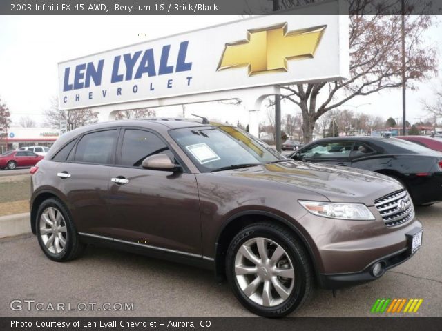 2003 Infiniti FX 45 AWD in Beryllium 16