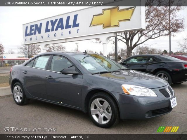 2009 Pontiac G6 Sedan in Dark Steel Gray Metallic