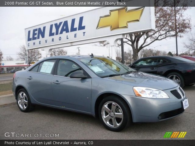 2008 Pontiac G6 GT Sedan in Blue Gold Crystal Metallic