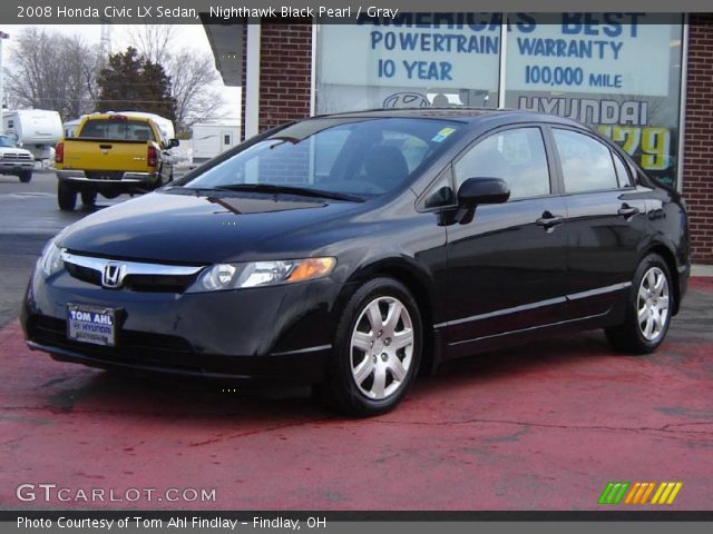 2008 Black honda civic sedan #6