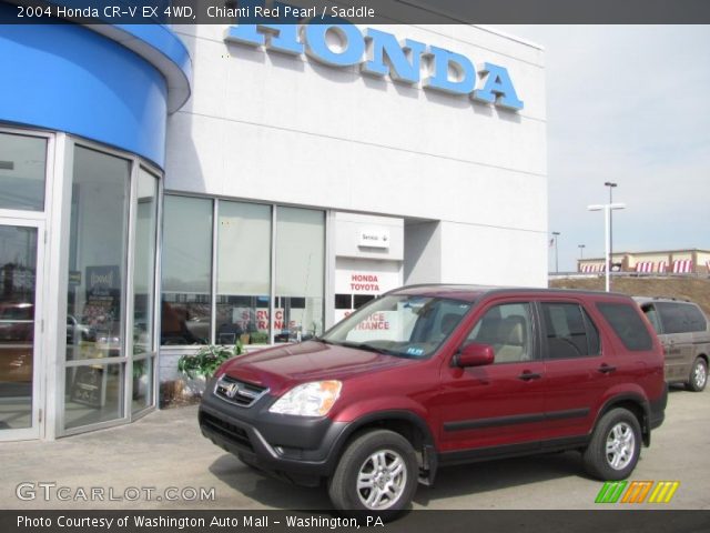 2004 Honda CR-V EX 4WD in Chianti Red Pearl