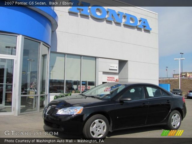 2007 Pontiac G6 Sedan in Black