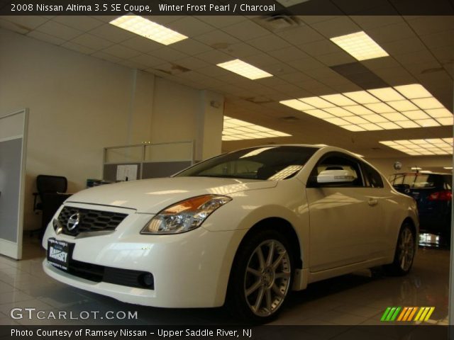 2008 Nissan Altima 3.5 SE Coupe in Winter Frost Pearl