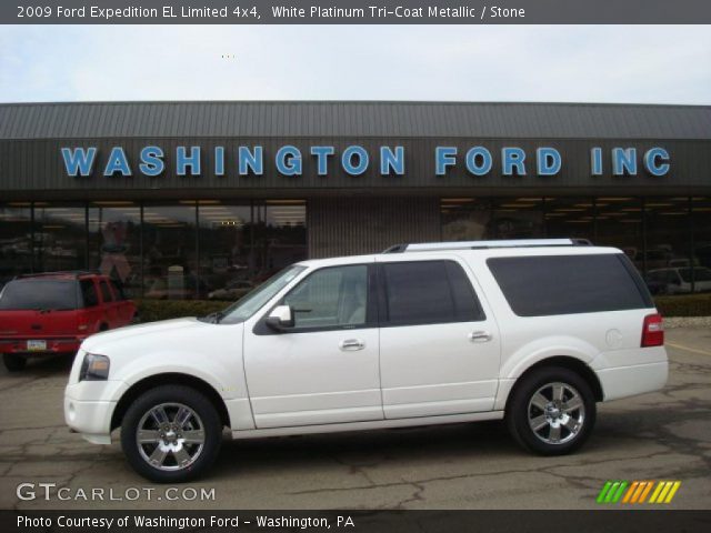 2009 Ford Expedition EL Limited 4x4 in White Platinum Tri-Coat Metallic