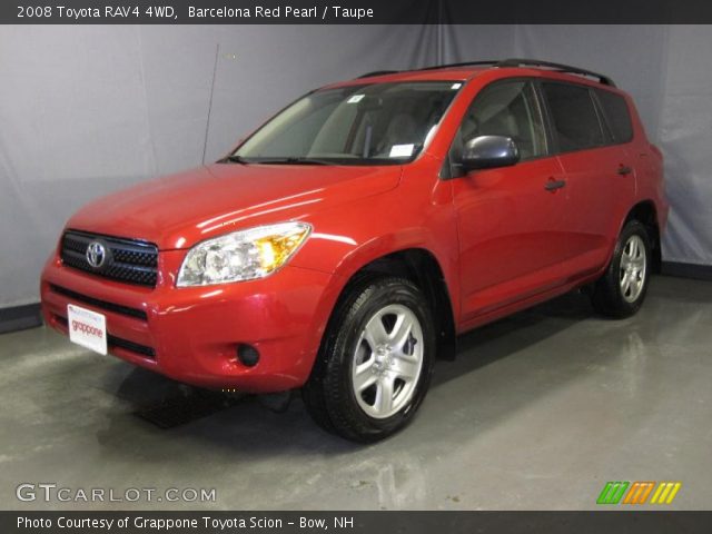 2008 Toyota RAV4 4WD in Barcelona Red Pearl
