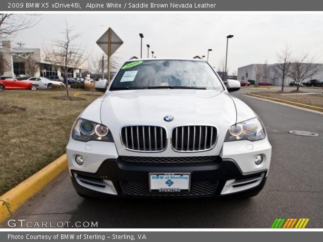 2009 BMW X5 xDrive48i in Alpine White