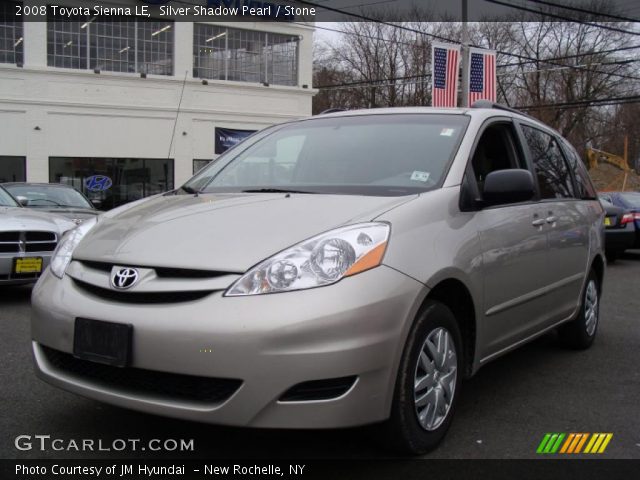 2008 Toyota Sienna LE in Silver Shadow Pearl