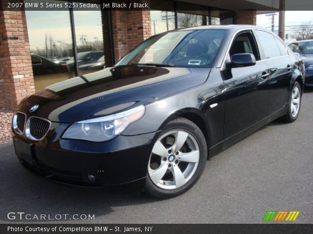 2007 BMW 5 Series 525i Sedan in Jet Black