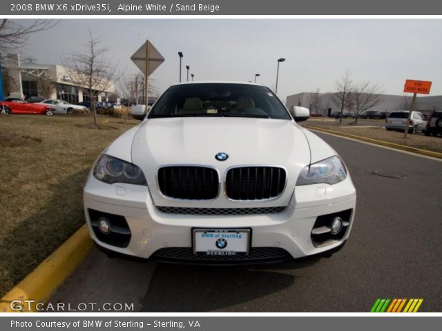 2008 BMW X6 xDrive35i in Alpine White