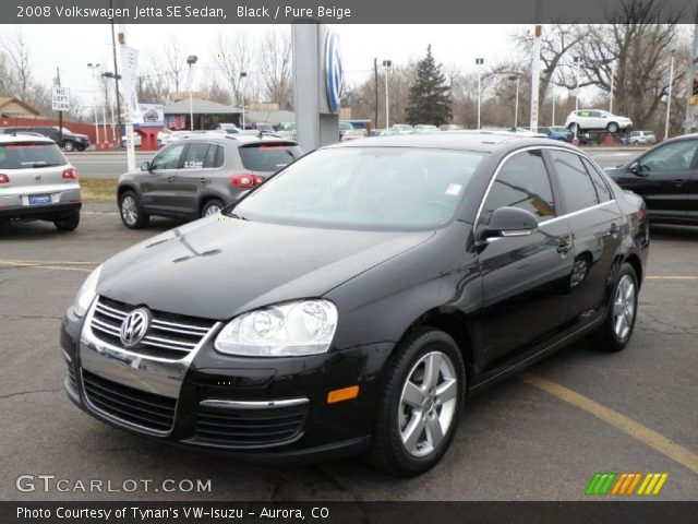 2008 Volkswagen Jetta SE Sedan in Black