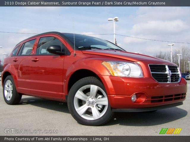 2010 Dodge Caliber Mainstreet in Sunburst Orange Pearl