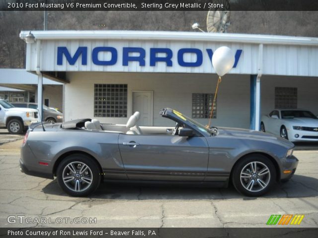 2010 Ford Mustang V6 Premium Convertible in Sterling Grey Metallic