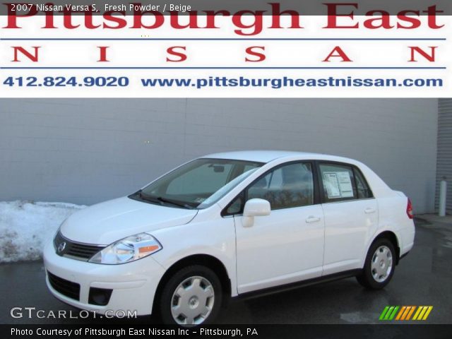 2007 Nissan Versa S in Fresh Powder