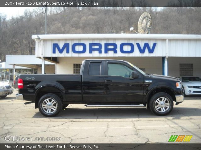 2007 Ford F150 Lariat SuperCab 4x4 in Black