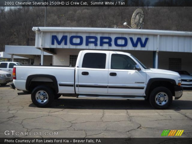 2001 Chevrolet Silverado 2500HD LS Crew Cab in Summit White