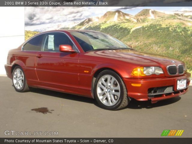 2001 BMW 3 Series 330i Coupe in Siena Red Metallic