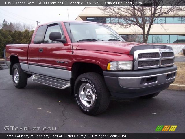 1998 Dodge Ram 1500 Laramie SLT Extended Cab 4x4 in Radiant Fire Pearl