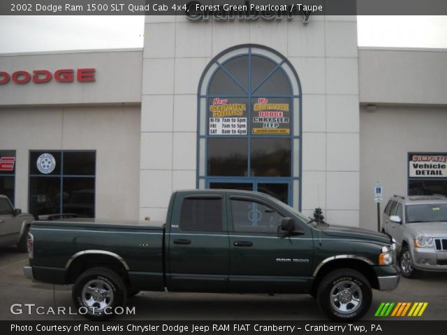 2002 Dodge Ram 1500 SLT Quad Cab 4x4 in Forest Green Pearlcoat