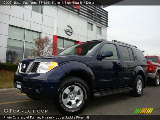2007 Nissan Pathfinder SE 4x4 in Majestic Blue Metallic
