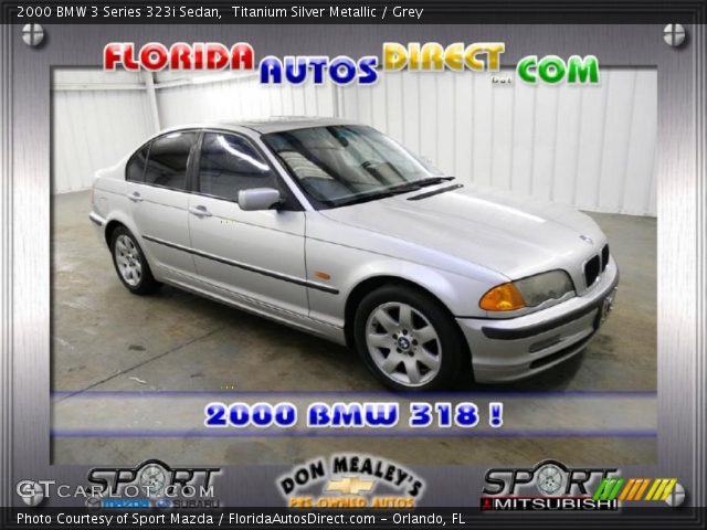 2000 BMW 3 Series 323i Sedan in Titanium Silver Metallic