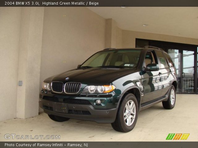 2004 BMW X5 3.0i in Highland Green Metallic