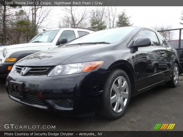 2008 Honda Civic LX Coupe in Nighthawk Black Pearl