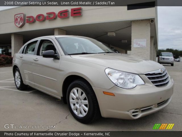 2008 Chrysler Sebring LX Sedan in Linen Gold Metallic