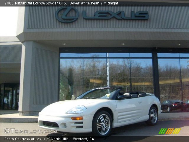 2003 Mitsubishi Eclipse Spyder GTS in Dover White Pearl