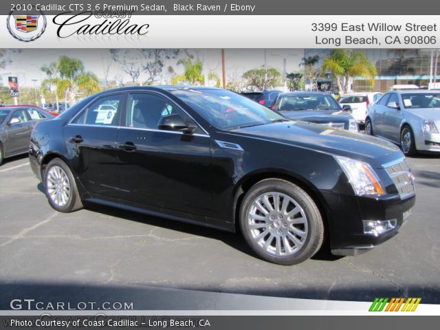 2010 Cadillac CTS 3.6 Premium Sedan in Black Raven