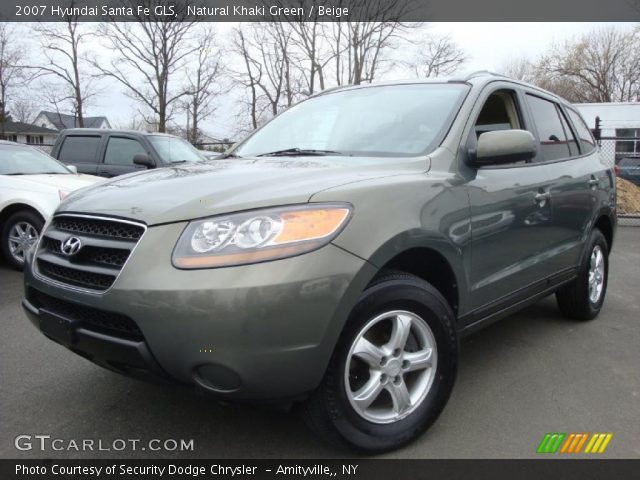 2007 Hyundai Santa Fe GLS in Natural Khaki Green