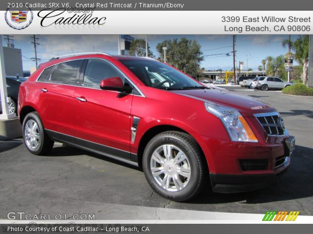 2010 Cadillac SRX V6 in Crystal Red Tintcoat