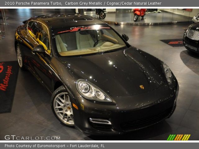 2010 Porsche Panamera Turbo in Carbon Grey Metallic