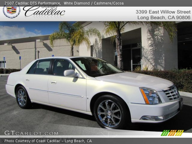 2007 Cadillac DTS Performance in White Diamond
