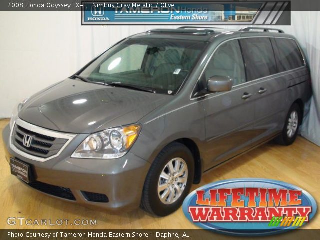 2008 Honda Odyssey EX-L in Nimbus Gray Metallic