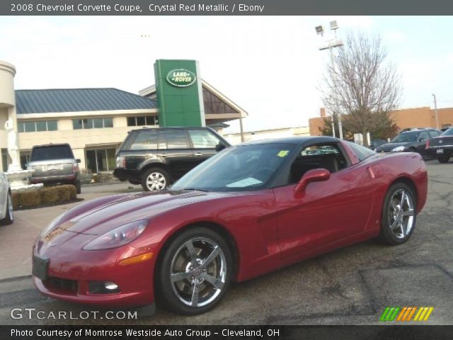 2008 Chevrolet Corvette Coupe in Crystal Red Metallic