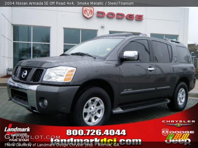 2004 Nissan Armada SE Off Road 4x4 in Smoke Metallic