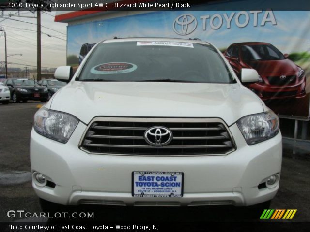 2010 Toyota Highlander Sport 4WD in Blizzard White Pearl