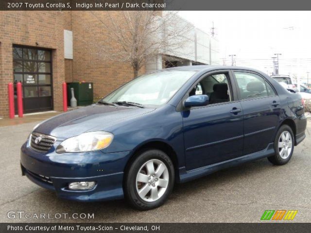 2007 Toyota Corolla S in Indigo Ink Pearl