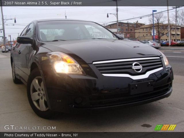 2007 Nissan Altima 2.5 S in Super Black