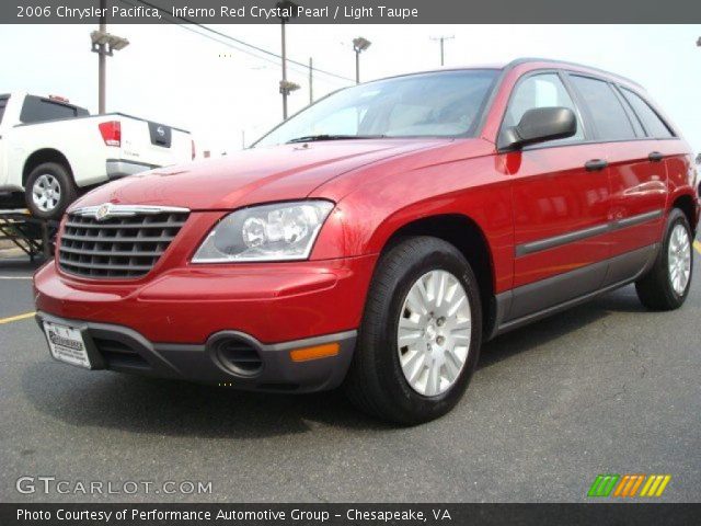 2006 Chrysler Pacifica  in Inferno Red Crystal Pearl