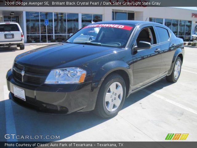 2008 Dodge Avenger SE in Brilliant Black Crystal Pearl