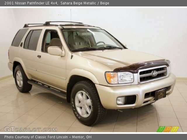 2001 Nissan Pathfinder LE 4x4 in Sahara Beige Metallic