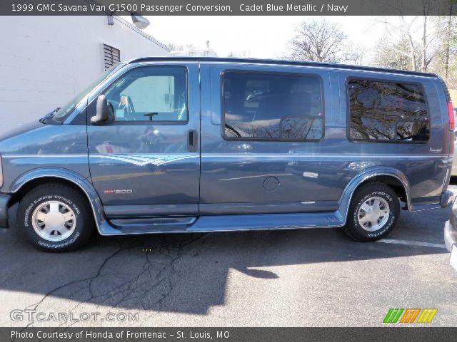 1999 GMC Savana Van G1500 Passenger Conversion in Cadet Blue Metallic