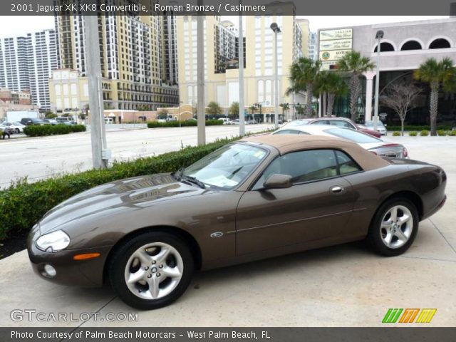 2001 Jaguar XK XK8 Convertible in Roman Bronze