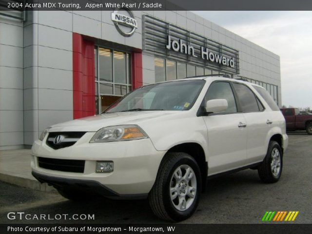 2004 Acura MDX Touring in Aspen White Pearl