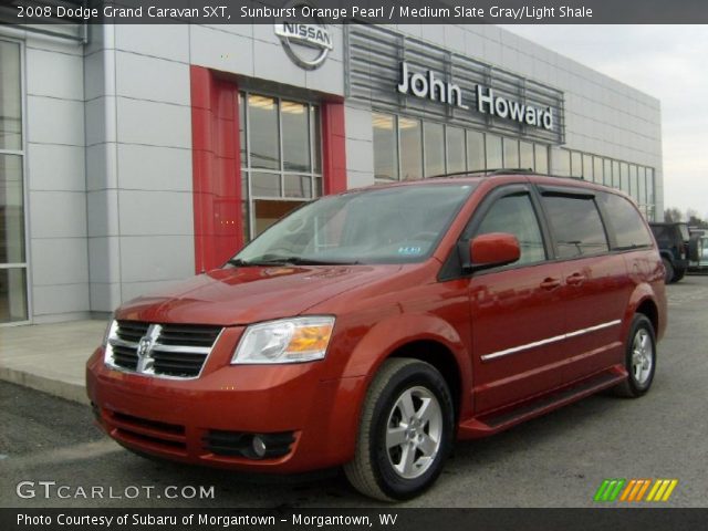 2008 Dodge Grand Caravan SXT in Sunburst Orange Pearl